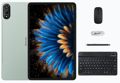 Blackview Mega 2 | 12″ 2K+ 60Hz | 24GB RAM + 256GB (2TB) | Verde Musgo | 9000 mAh | 16MP + 8MP | Dual SIM | GPS | Wi-Fi & LTE | Garantía de 2 años | Incluye teclado Bluetooth y ratón inalámbrico