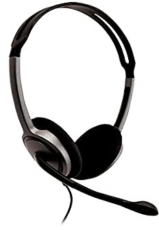 V7 HA212-2EP auricular con micrófono Binaural Diadema Negro, Plata - Auriculares con micrófono (Centro de llamadas/Oficina, Binaural, Diadema, Negro, Plata, RoHS, CE, FCC, Alámbrico)