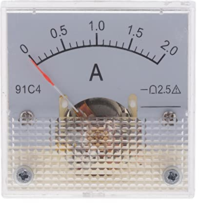 5 Tipo DC Analogico Amp Meter Amperometro Pannello Corrente Milliamperometro, 2