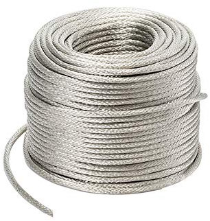 XMRISE Geflochtene Kupferdraht Drainzuleitungskabel Strom Stranded Runde blank Flexible Erdung leitend verzinnten 3m