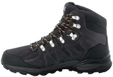 Jack Wolfskin Herren Refugio Texapore Mid M Walking Schuh, Phantom Burly Yellow Xt, 44 EU