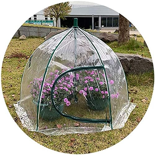LSDRALOBBEB Jardin Tunnel Abri pour Plantes Mini Serre familiale Jardinage Isolation pièce Parapluie imperméable Respirant, 105X78CM 807