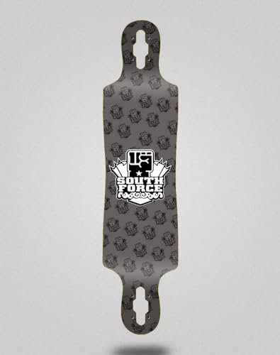 South Force Skate Skateboard Longboard Deck 40x9 Drop NF Grey