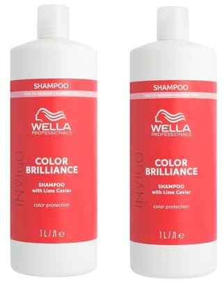 2er Wella Professionals Invigo Color Brilliance Farbschutz Shampoo Fein/Normal, 1000ml