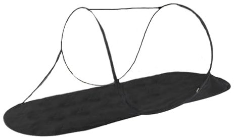 CMINGJ Large Pop Up Mosquito Tent, Portable Foldable Mosquito Net with Bottom for Bed Camping Travel Patio, Suitable for Outdoor Indoor (78 * 28 * 27inch) (Black Bottom)