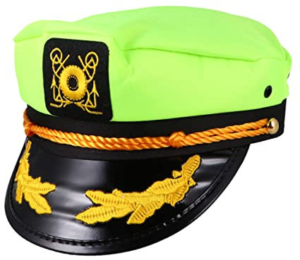 WOFASHPURET Violinista Exterior Sombrero De Sombrero De Cubo De Los Hombres Gorra De Capitana para Mujer Almirante Solar Paseo En Sombrero De Sombrero con Visera Green