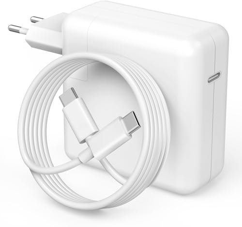 Mac Book Ladekabel 67W Mac Book Ladegerät USB C - kompatibel mit MacBook Air MacBook Pro 13 14 15 16 Zoll 2024 2023 2022 2021 2020, M1 M2 M3, iPad und mehr (Schnell Netzteil mit 2,0 m Ladekabel)