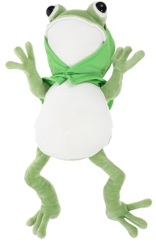 ibasenice Stuffed Frog Doll Froschspielzeug Für Schlafzimmerdekoration Langer Frosch Als Kissen Und Für Und Familie