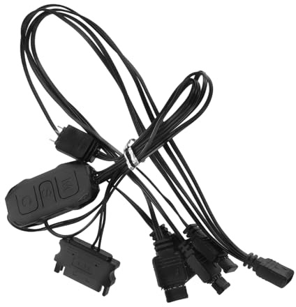 Yardenfun Rgb Lighting Controller for Pc Led Controller Sync for Gaming Desktop Computer Rgb Black