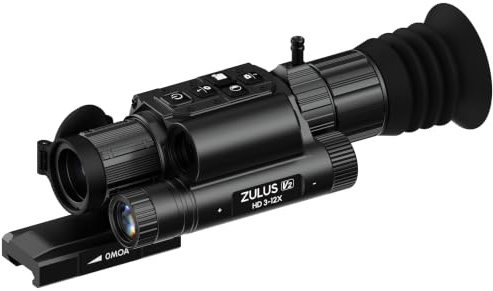 DNT Optics Zulus HD V2 Digital Day/Night Vision Range Finder with Infrared and Laser Rangefinder and Ballistic Calculator