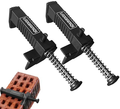 Brick Line Runner – Ingegneria PP+acciaio inossidabile, mattoni per cassetti, durevole | facile da usare, morsetti per rivestimento in mattoni, strumenti per la posa di mattoni per costruzioni, lavori