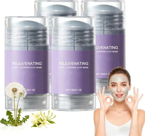 Porenreinigender Maskenstift, Mitesserentferner, Porenverfeinernde Maske, Tiefenreinigender und ölregulierender Stick, Feuchtigkeitsspendend & Pflegend, für alle Hauttypen