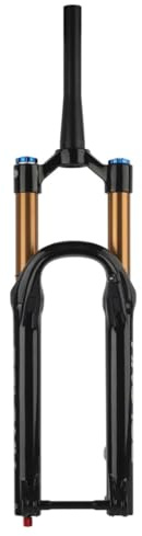 HOMSXPAC Fourche Avant de VTT 27,5/29 Pouces en Alliage d'aluminium, débattement de 160 mm (1-1/2), axe traversant 15 x 110 mm, Frein à Disque, Chambre à air de 36 mm.