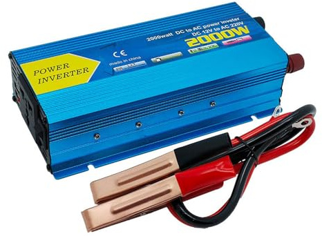 Emergencies - Inversores de potencia de 12 V CC a 110 V 220 V Senos modificados con múltiples protecciones para inversores de senos Dur Sines de respaldo doméstico