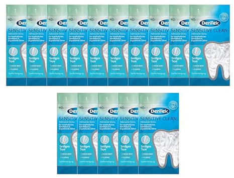 15x DenTeK Sensitive Clean Zahnseidesticks
