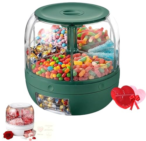 Xnuiasqe Gift for Kids Valentine Candy Dispenser Mini Gumball Vending Machine Grain with Lid for Classroom Party Home B