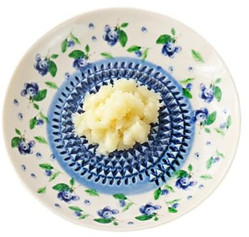 Râpe plate manuelle motif fruits plat céramique | Râpe à ail pour gingembre, fromage, tomate, fraise, fruits, légumes, cuisine