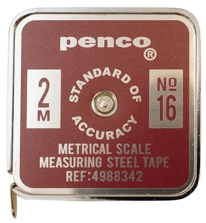 HIGHTIDE Penco/penko GZ111 Mètre ruban de poche Rouge