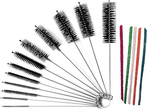 Pipe Cleaners | Cleaning Brushes for Small Spaces | Multi-Size Straw, Window, Airbrush Air Up Bottle Cleaner