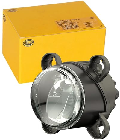 HELLA 1M0 015 050-111 LED-Hauptscheinwerfer - 90mm Essential R80 - 24/12V - rund - Einbau - Lichtscheibenfarbe: transparent - vorne links/vorne rechts