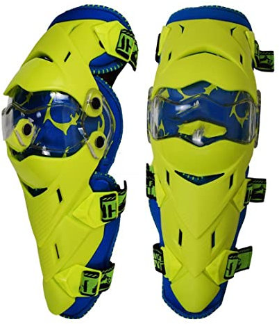 Hcclijo Rodilleras de Motocross Protector de Rodilleras de Motocross ATV Sports Motor-Racing Guard Seguridad Rodilleras solo Rodilleras A4 M
