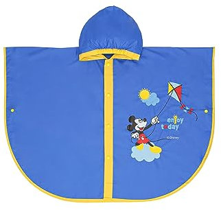Ellepi kinder regenponcho disney regenjacke maedchen mädchen regencape regenmantel poncho jungen wutz wasserdicht regenschutz fahrrad regen (DE/NL/SE/PL, Alter, 5 Jahre, 6 Jahre, Regular, Mickey Maus)