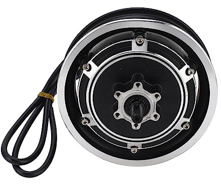 KIMISS Elektroroller-Motorsatz, Elektroroller-Nabenmotor, 48 V, 1000 W, Aluminiumlegierung, 10-Zoll-Elektroroller-Nabenmotor, 48 V, 100 W, Elektrofahrrad, Bürstenloser