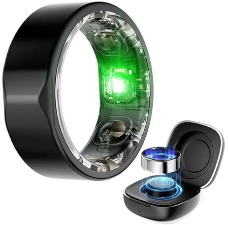Smart ring för sport och hälsa,smart ring för män och kvinnor,smarta ringar för aktivitetsmätning,för fitness,sömn,stegräknare,träning,kaloriförbränning,Black-10