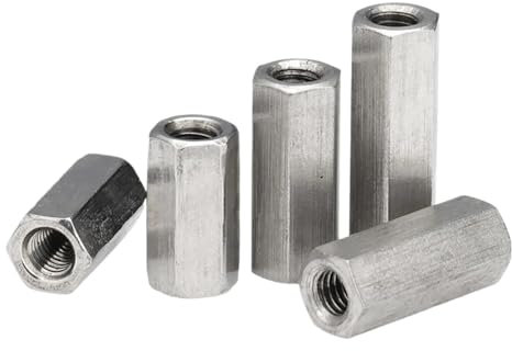 1 Stück Feingewinde M8 M10 M12 M14 M16 M18 M20 304 Edelstahl Sechskantstange Kupplungsmuttern Standoff Spacer Lange Sechskantmutter (Size : M10x1.25x30mm)