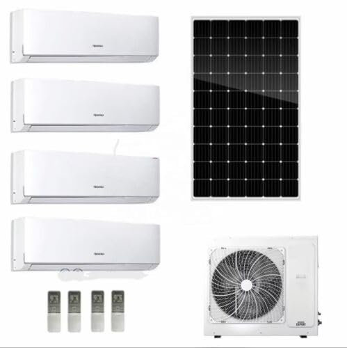 18000BTU Solar Inverter Multi 9k Zones Split Air Conditioner/Heater - 2 Zones