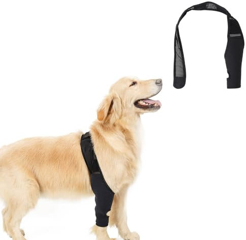 PJDDP Knieschutz Für Hunde, Für Die Hinterbeine Von Hunden, Zur Genesung Nach Chirurgischen Verletzungen, Zur Unterstützung Der Gelenkstabilität, Zur Wundheilung Und Zur Schmerzlinderung,L