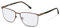 Rodenstock ROUNDED Metall Brillen in Brown, Havana für Herren, Brille mit Sehstärke, optional mit Sonnenbrillen tönung oder Blaulichtfilter (Modell R7146)