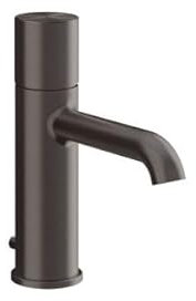 Gessi Habito - Miscelatore monopulsante per lavabo, con beccuccio, 131 mm, UNITO, 70001, colore: PVD