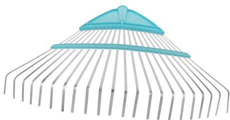Happyyami Rastrello Livellatore Per Prato in Metallo e Plastica Sostituzione Della Testa Del Rastrello Per Rastrellare Foglie Prati Sintetici e Agricoltura
