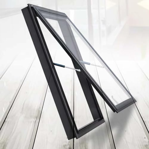 Lucernario per Tetto, Lucernario sul Tetto, Finestra di Accesso al Tetto con Maniglia, Finestre per Lucernari Interni, Sfiato Cantina in Alluminio, Coperchio Botola Soffitta, Varie Misure(18x16in/45x4