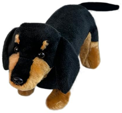 Cane Stuffed Animal – Flufy Tasso morbido peluche per il corpo lungo | Huggable – Cane di salsiccia con superfici lisce per il divano, la cameretta dei bambini, il soggiorno, la lettura, il sonno