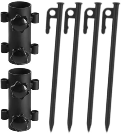 -Befestigungshalter, tragbarer Zeltstangen-Halter – schnelle Installation, Outdoor-Regenschirm-Stützbasis für, Camping, Wandern, Angeln