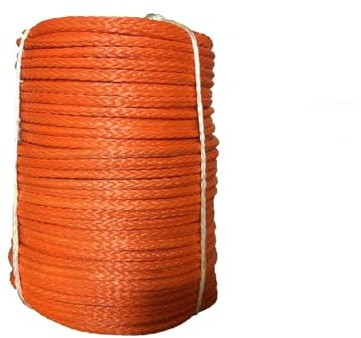 Cable de Remolque sintético for cabrestante Coche 14 mm x 50 m, Resistente, for vehículos Todoterreno, ATV y UTV Fuerte Capacidad de Carga