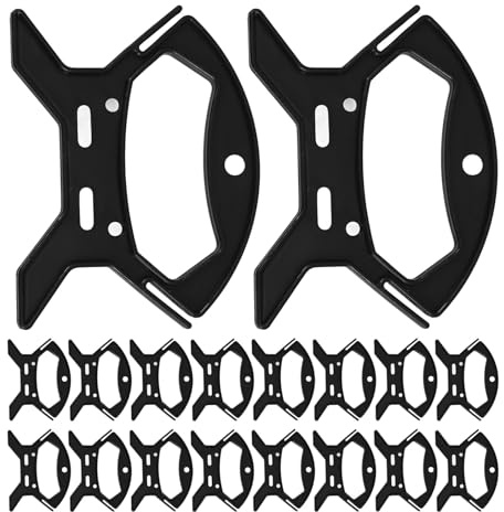 HOMSFOU 20pcs Small Cable Winder Reel Set Black Cord Storage Organizer for Charging Cables Home Office Classroom Wire Management Holder