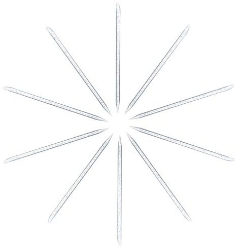 Housoutil Bâtonnets Repousse-cuticules 100 Pièces Réutilisables pour Manucure en Plastique Bleu pour Salons de Manucure et Soin des Ongles en Déplacement