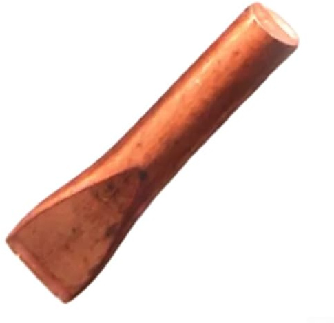 Pointe de fer à souder chauffante externe 500 W pour soudage intensif - Tête plate courbée en cuivre pur, conduction thermique rapide et résistance à l'oxydation, Compat