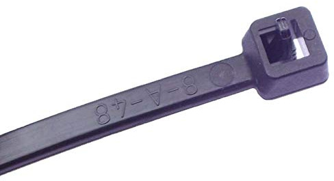 UKCable-Ties Releasable Cable Ties Black Natural 100x (100mm x 3.6mm, Black)