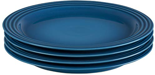 Le Creuset Stoneware Set of 4 Dinner Plates, 10.5 each, Marseille