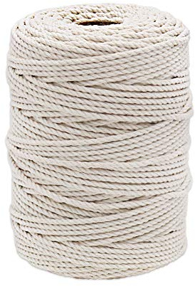 Tenn Well Kitchen Cooking Twine, 328 Feet 3mm Cotton Bakers Twine Food Safe Butchers String for Trussing Chicken, Tying Up Meat, DIY Crafts