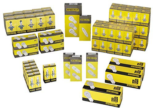 160tlg. BREHMA Werkstattpaket Autolampen 12V Lampen Auto Sortiment H1 H4 H7 P21W