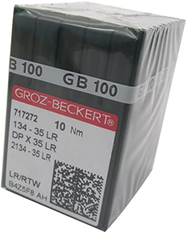 GROZ-BECKERT Aguja – 100 Groz-Beckert 134-35LR, DPX35LR Agujas de coser de cuero aptas para PFAFF y Adler (18/110)