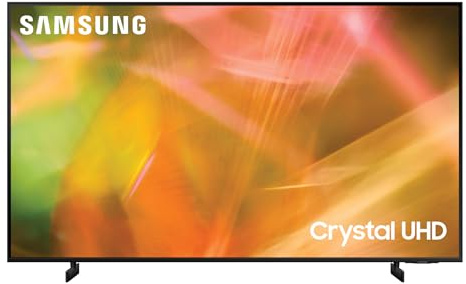 Samsung TV UE50AU8070UXZT, Smart TV 50 Serie AU8000, Modello AU8070, Crystal UHD 4K, Alexa integrato, Nero, 2021, DVB-T2 [Efficienza energetica classe G]