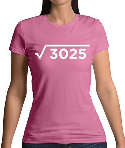 Dressdown Square Root - 55th Birthday - Womens Crewneck T-Shirt - Azalea - XL