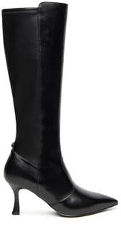 Nero Giardini I410835DE Stivali Donna in Pelle E Materiale Tecnico - Nero 39 EU