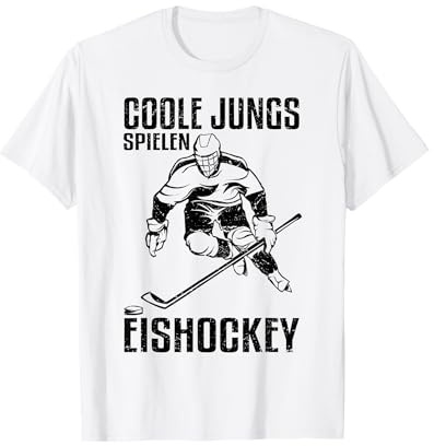 Coole Jungs Spielen Eishockey! T-Shirt